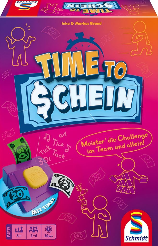 Schmidt Spiele Time to Schein, Brettspiel