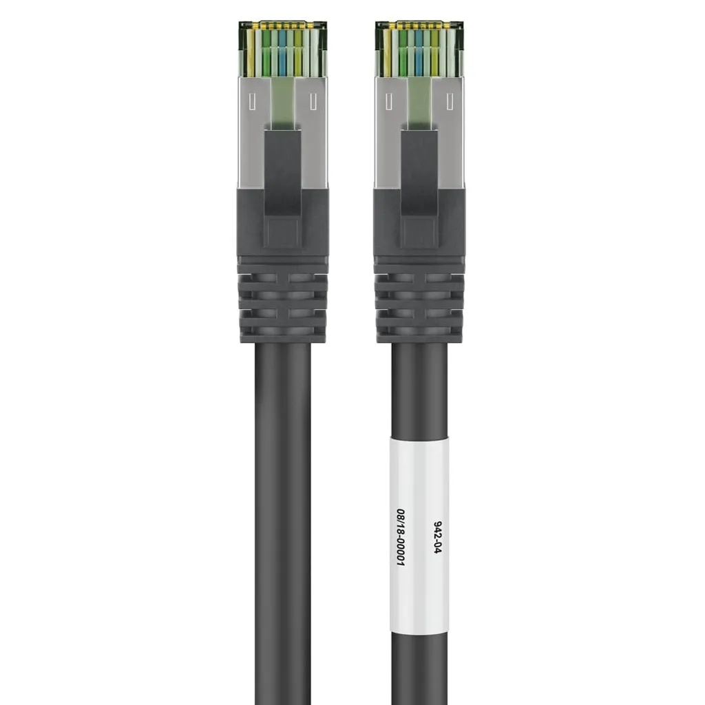 Cavo LAN Premium Goobay CAT 8.1 0.5m Nero - Performance e Design - 3