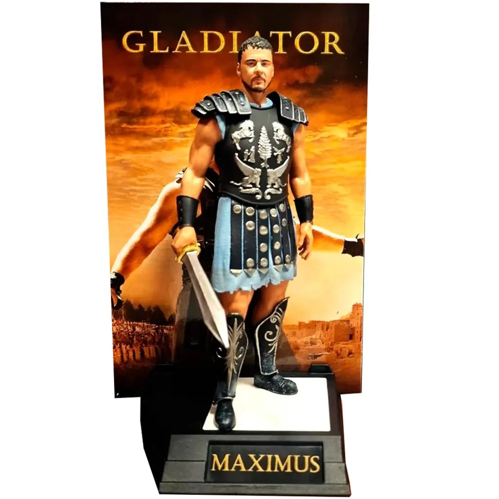 Figurine Maximus Gladiator pour Décoration Cinéma - Movie Maniacs 15cm