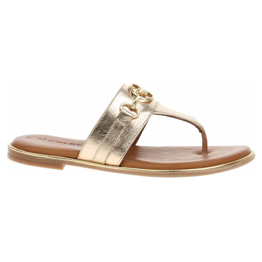 Tamaris Zehentrenner Damen 31373439333136 Gold 40 EU