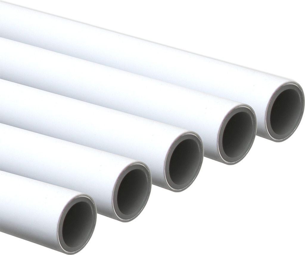 10m Aluverbundrohr 26x3 mm 2m Stange weiß Produktbild 