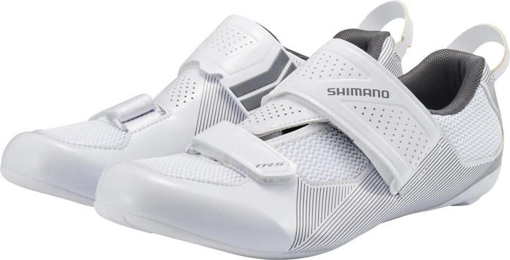 SHIMANO Fahrradschuhe TR501 Road SPD-SL ? Triathlon/Rennrad, Größe 38, Weiß...