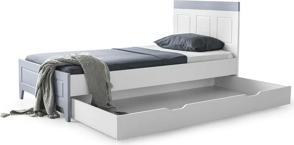 Modernes Einzelbett mit Stauraum Schublade Stilvolles Design für Kinderzimmer