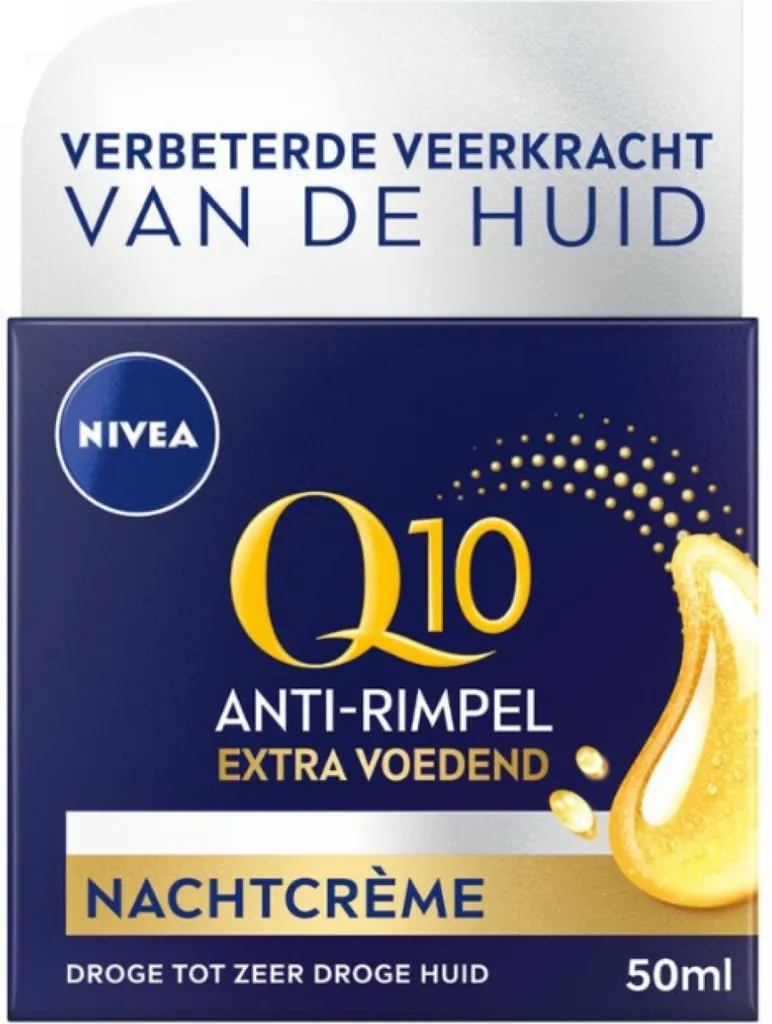 Nivea Q10 Power Crema Notte Extra Nutriente 50g | Antirughe Rigenerante