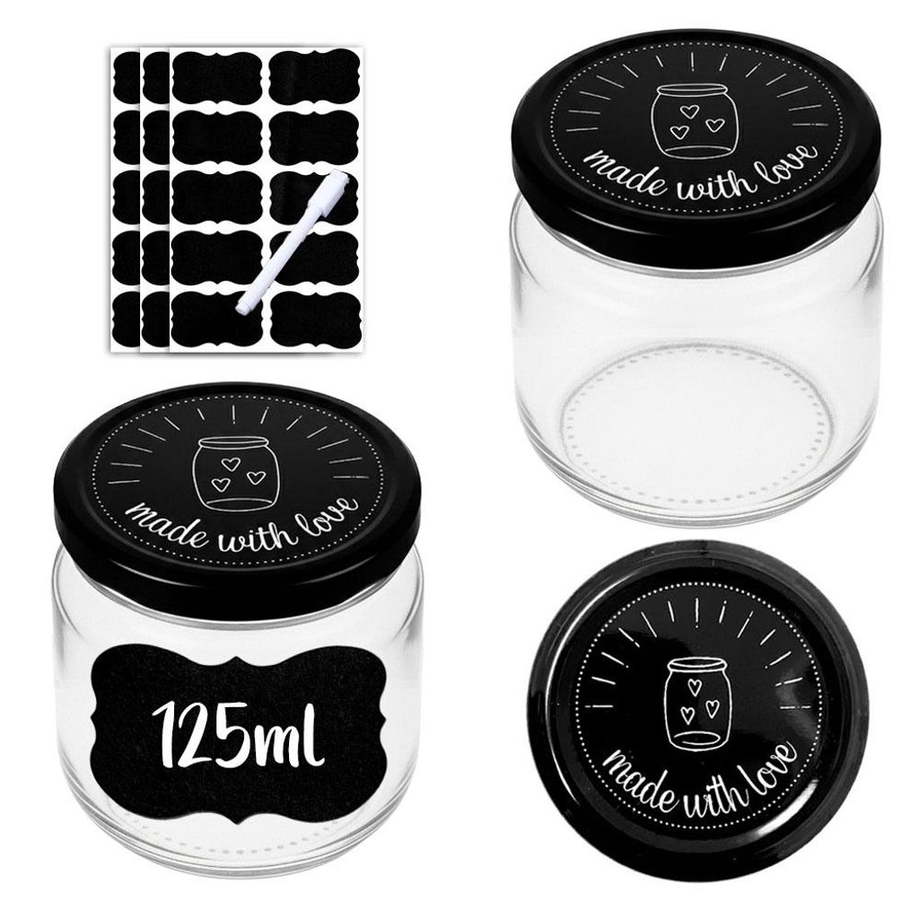 50 Stück Marmeladenglas Deckel 82 Mm - Wiederverwendbar & Wasserdicht