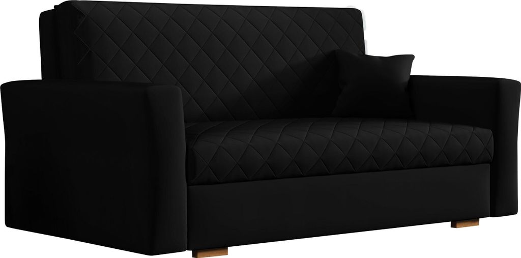 MIRJAN24 Schlafsofa Viva Caro III, Polstersofa mit Bettkasten und Schlaffunktion, Stilvoll Schlafcouch (Zanzibar 190)