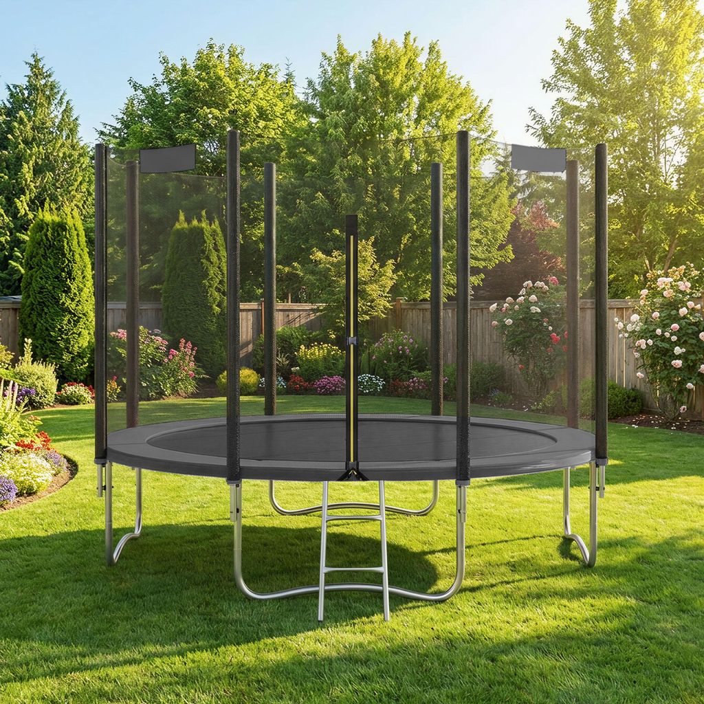 SONGMICS Trampolin 305 cm, Gartentrampolin für Kinder mit Produktbild 