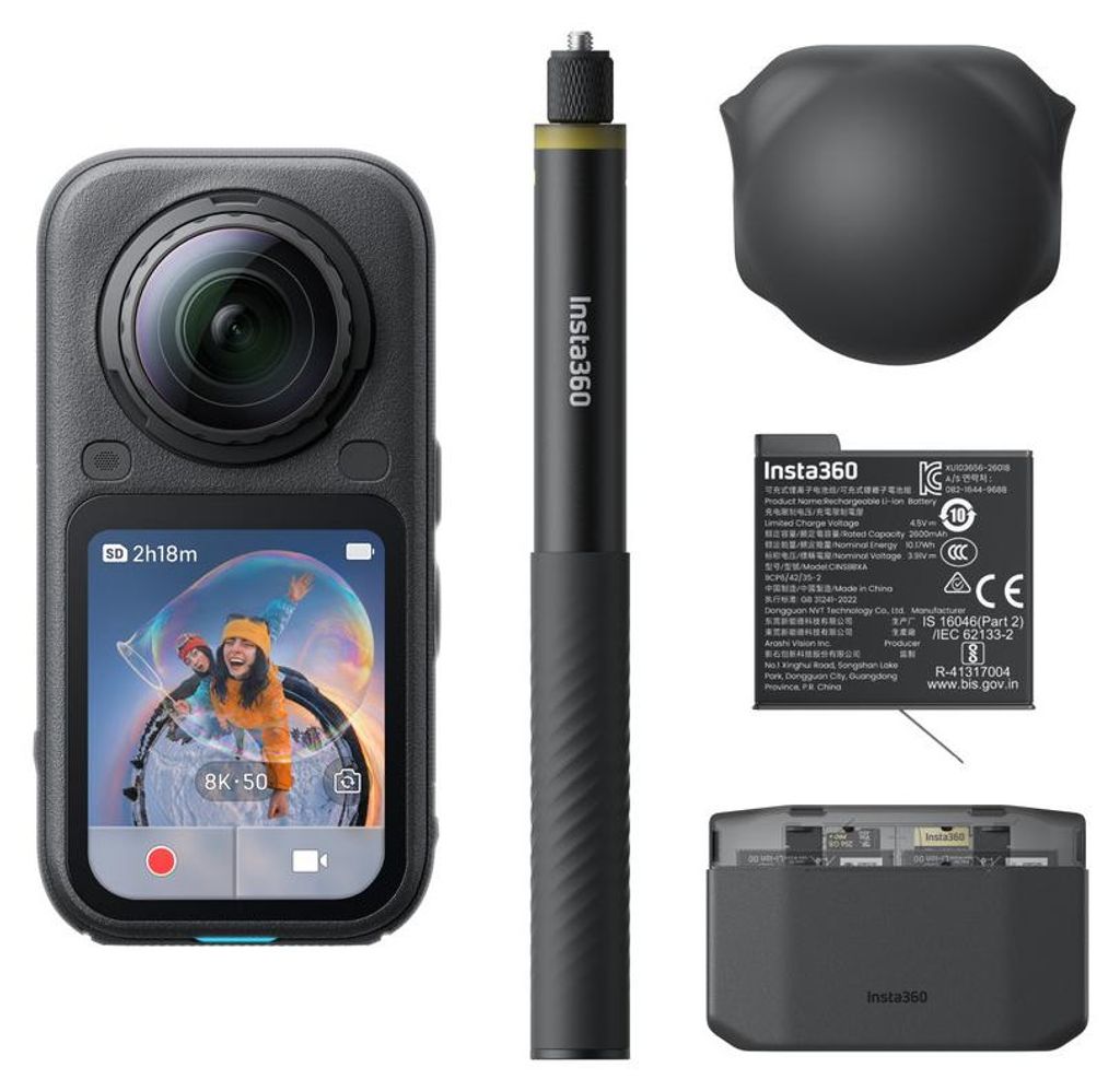Insta360 X6 Essentials Bundle fotocamera per sport d'azione Immagine del prodotto 
