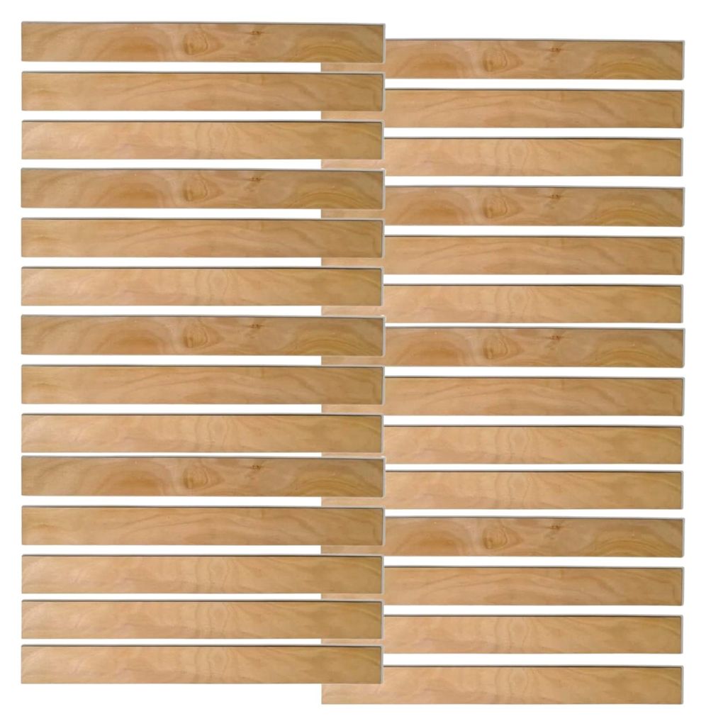 Lattenrost aus Buchenholz 680 x 53 x 8 mm - universelle Ersatzlatten für Betten, Schlafcouch und BZ - robustes und flexibles Massivholz - Komfort ...