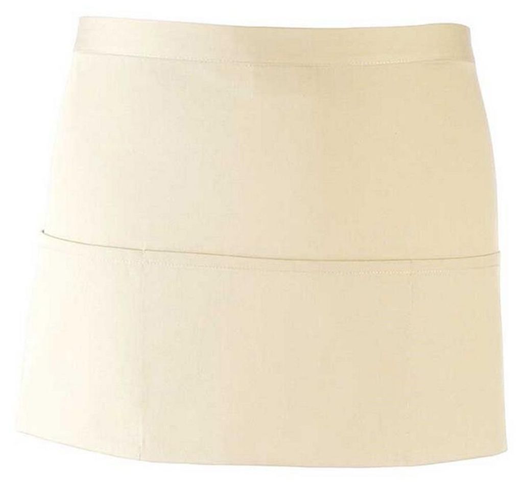 Premier - Taillenschürze "Colours Collection" LT2679 (33 cm x 60 cm) (Natürlich)