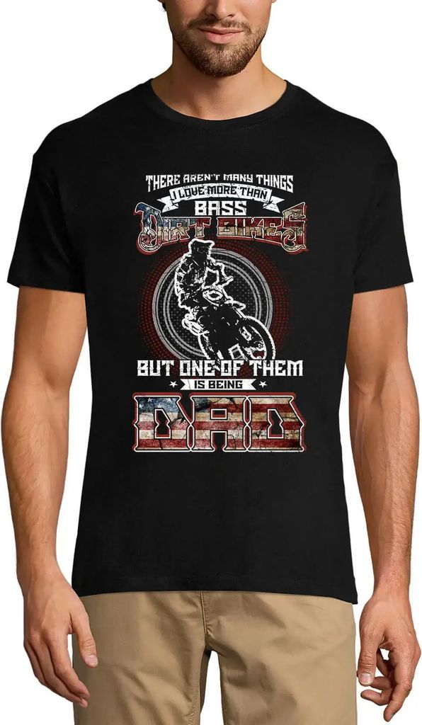 Herren Grafik T-Shirt Dirt Biker - einer von ihnen wird Vater - Motorradfahrer – Dirt Biker - One Of Them Is Being Dad - Motorcyclist