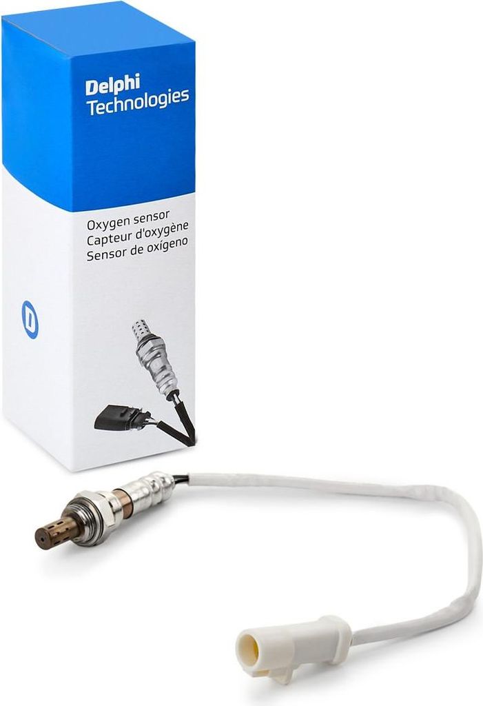 DELPHI Lambdasonde für FORD Fiesta Mk6 Schrägheck (JA8, JR8) Planarsonde Beheizt 385mm ES21087-12B1