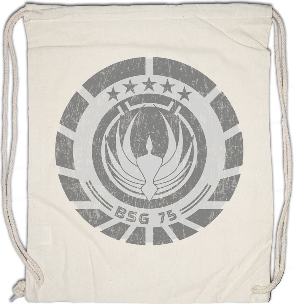 Urban Backwoods BSG75 Patch, Turnbeutel, Farbe: Beige