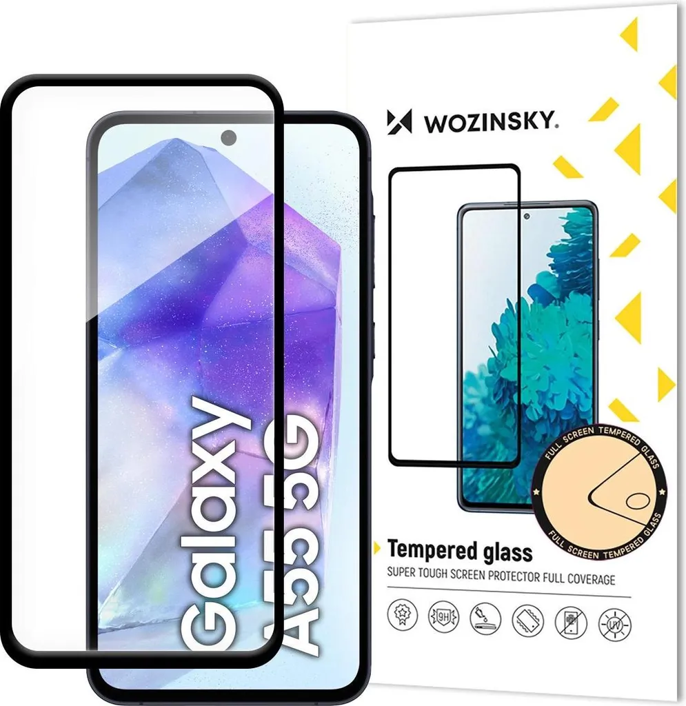 Wozinsky Super Durable Full Glue Vetro temperato per schermo intero Samsung Galaxy A16 / A16 5G