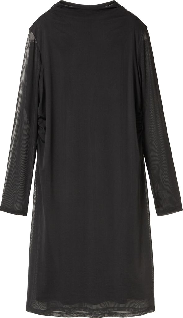 Mini Mesh-Kleid mit langen Ärmeln