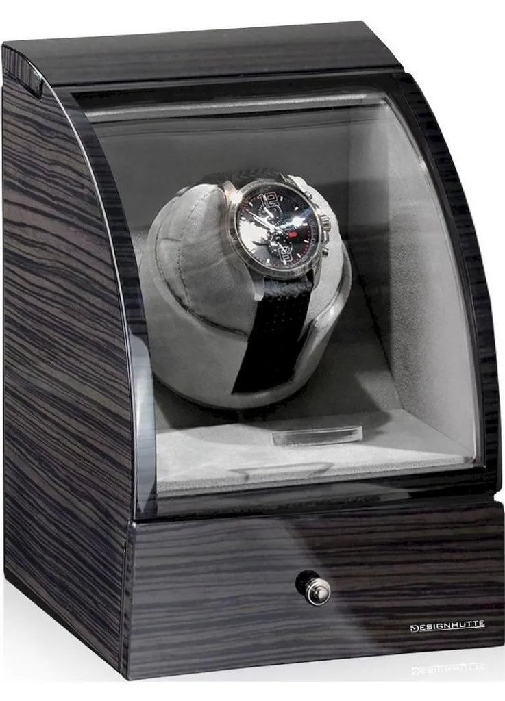 Maintenez votre Montre à l'Heure avec le Remontoir Basel 1 Chêne Foncé