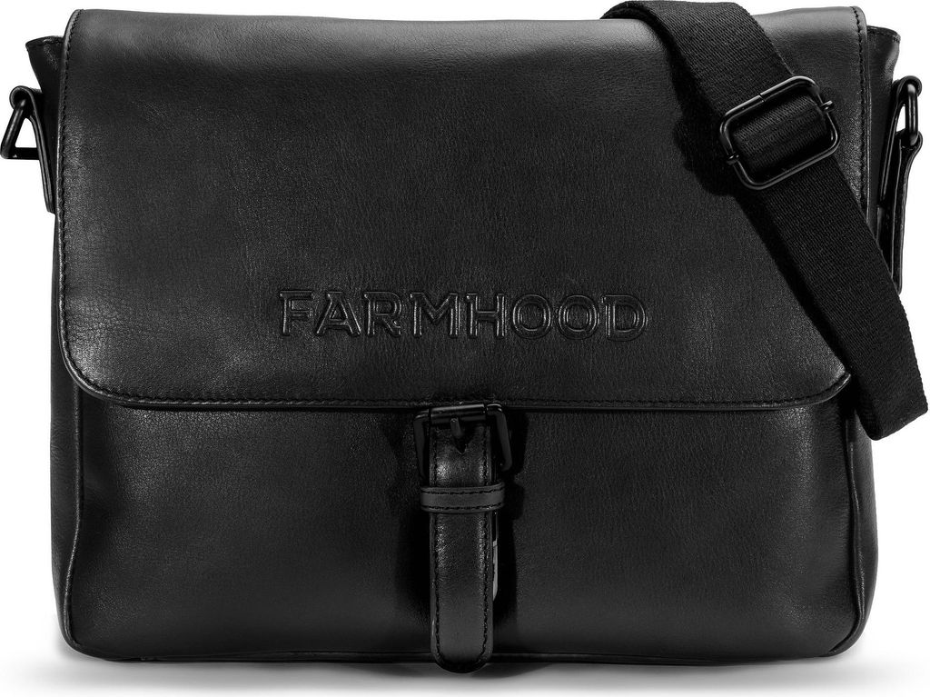Farmhood Businesstasche Umhängetasche Memphis Messenger 1F Black schwarz