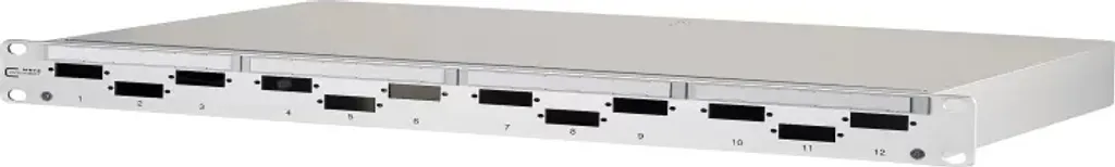 Panneau de brassage pour réseau fibre haute densité 12 ports SC-D 1U