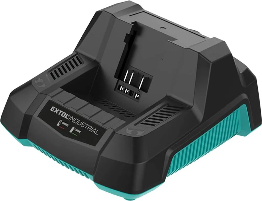 Station de charge rapide EXTOL INDUSTRIEL compatible batterie série 18V