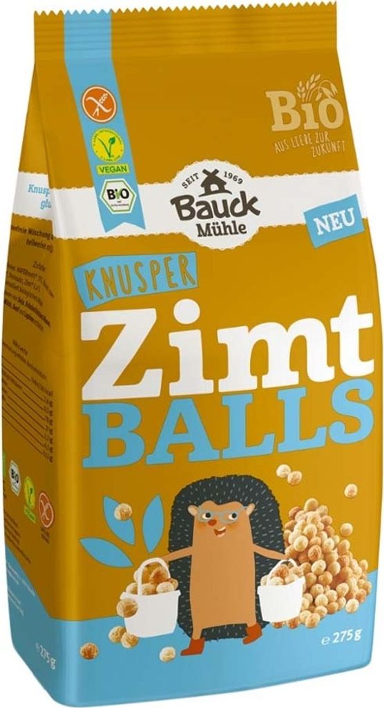 Bauck Mühle Zimt Balls  275g Produktbild 