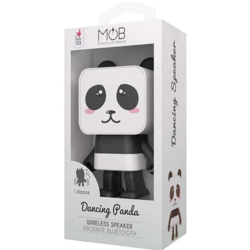Enceinte Bluetooth Panda Dansante MOB - Son Puissant et Design Ludique