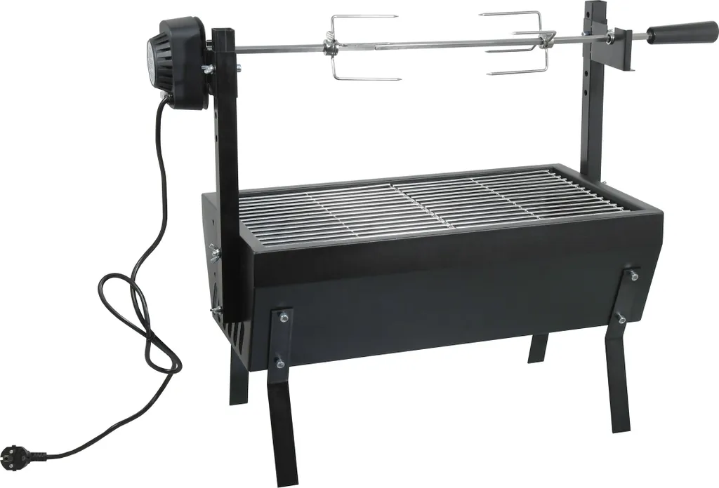 Cattara 13036 Gril Barbecue 60cm avec moteur 230V pour rôtissoire