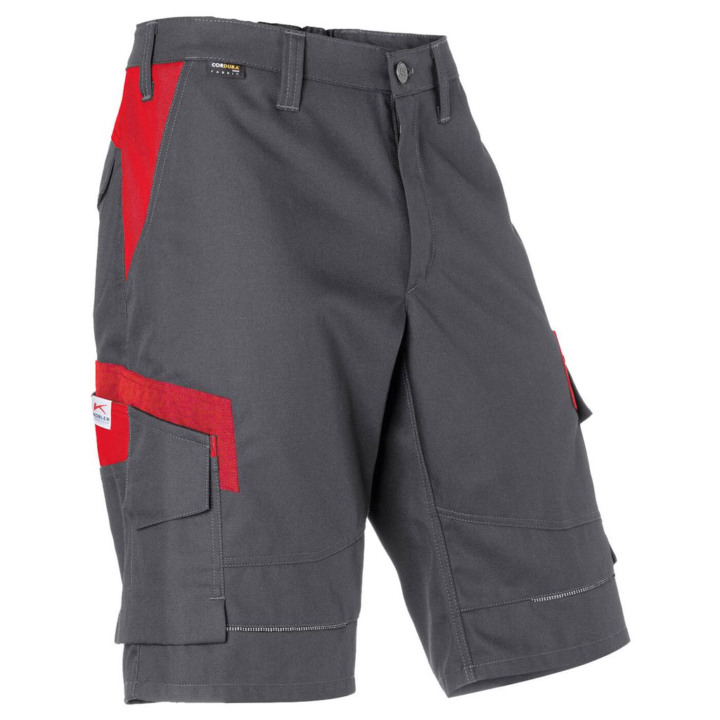Kübler Innovatiq Shorts anthrazit/mittelrot Gr. 48