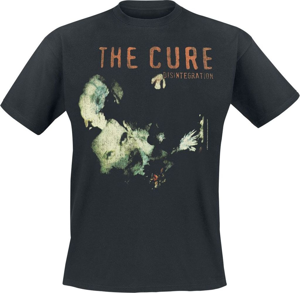 The Cure T-Shirt Herren Disintegration schwarz Band-Merch, Produktbild 