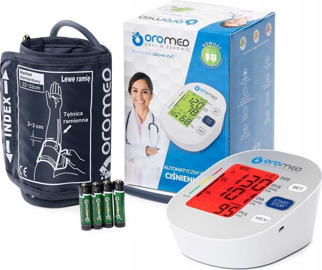 Monitor krvného tlaku na rameno OROMED ORO-BP 1 Obrázok produktu 