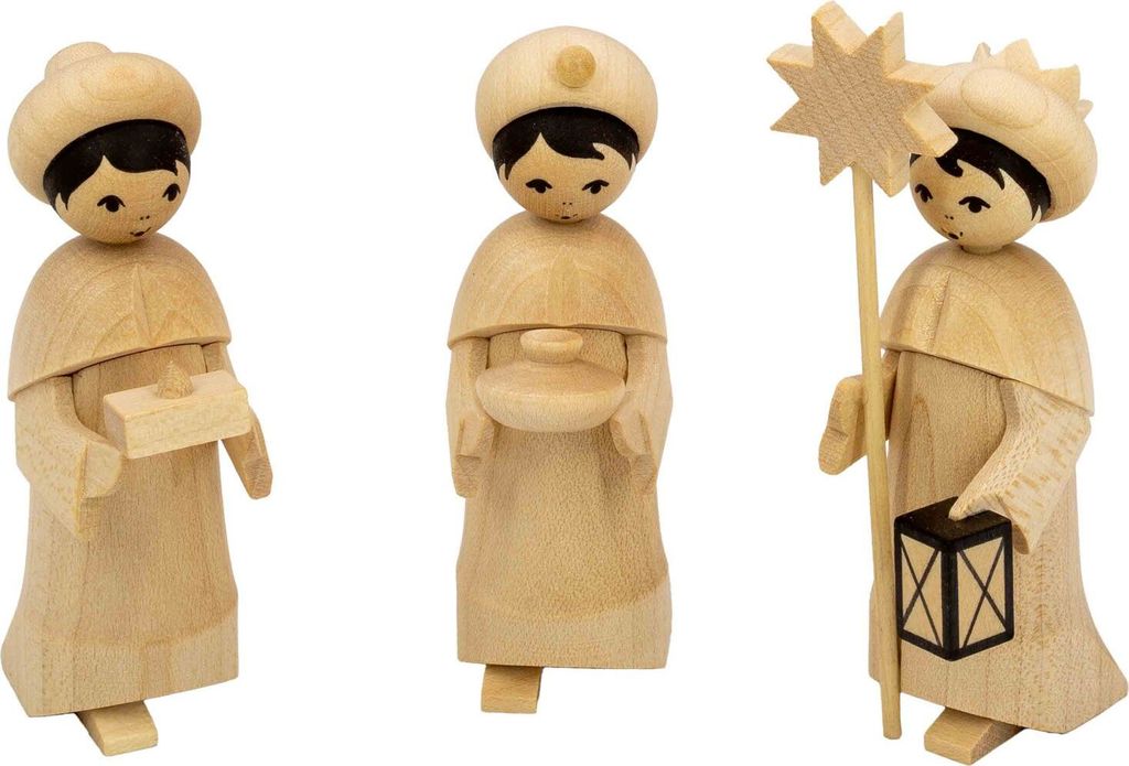 Sternsänger 3-teilig, 7 cm, Motiv:natur