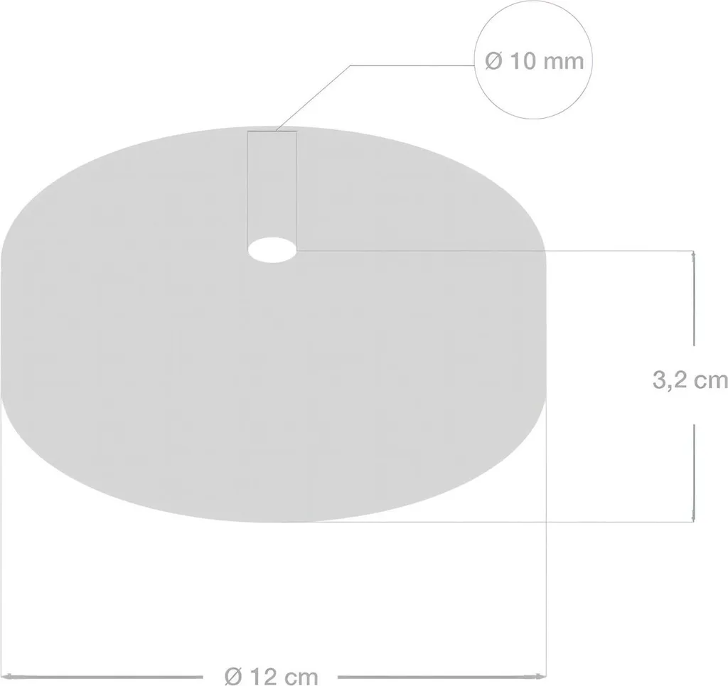 Rosace bois effet wengé kit pour remplacer cache-piton en plastique - 3