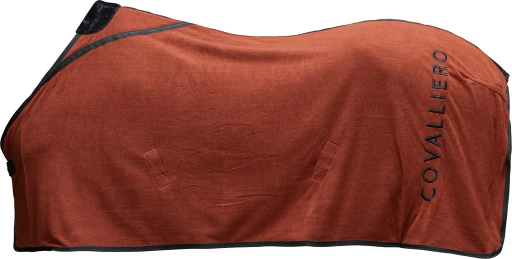 Couverture polaire Covalliero rust H/W 2025 pour cheval - Taille 125cm