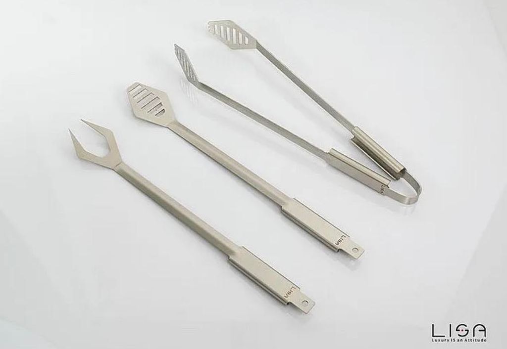 LISA – Set mit 3 Grillbestecken