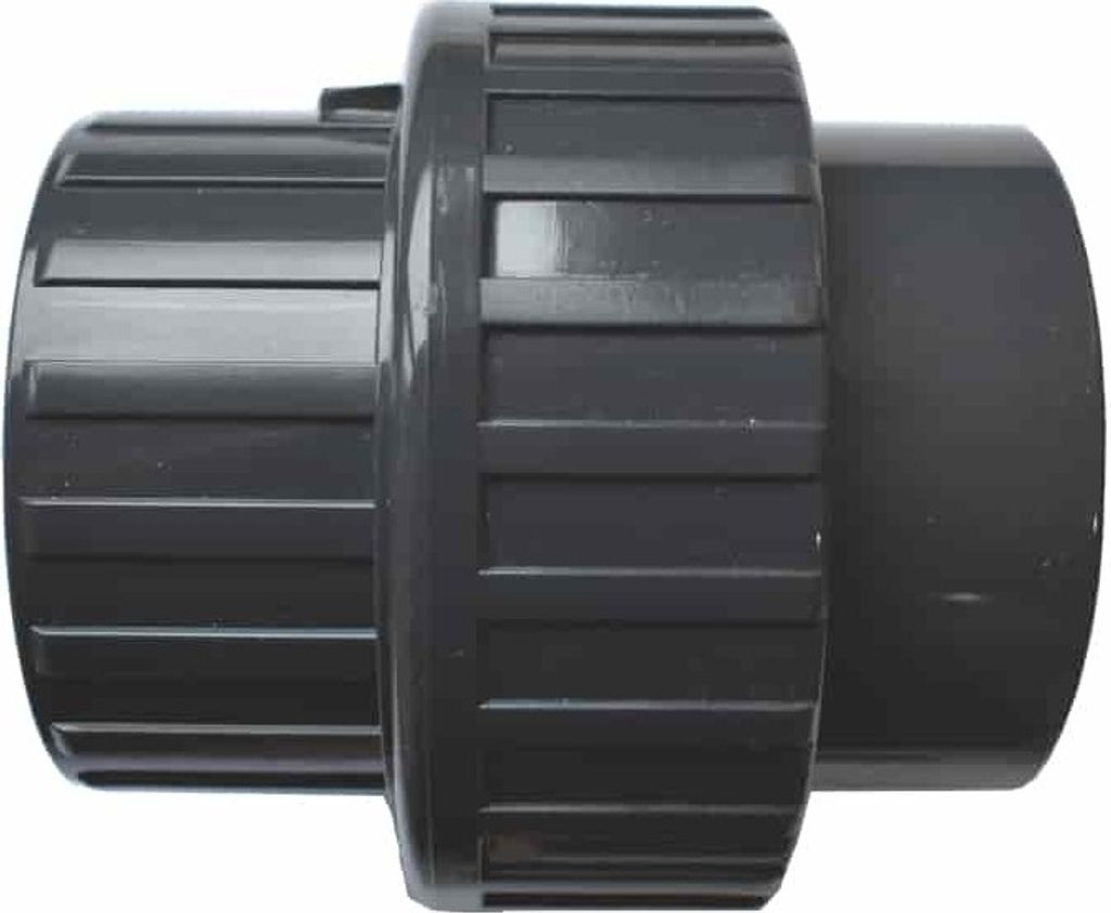 PVC - U Verschraubung Klebemuffe x Klebemuffe 63 mm