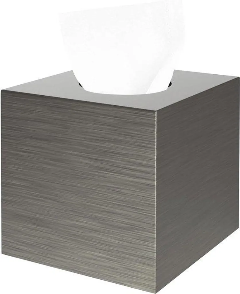 Porte-papier de bureau 10x10 cm noir argent pour organisation efficace
