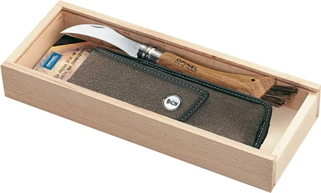 Couteau à Champignon Opinel n°08 pour Randonnée et Cueillette Forêt