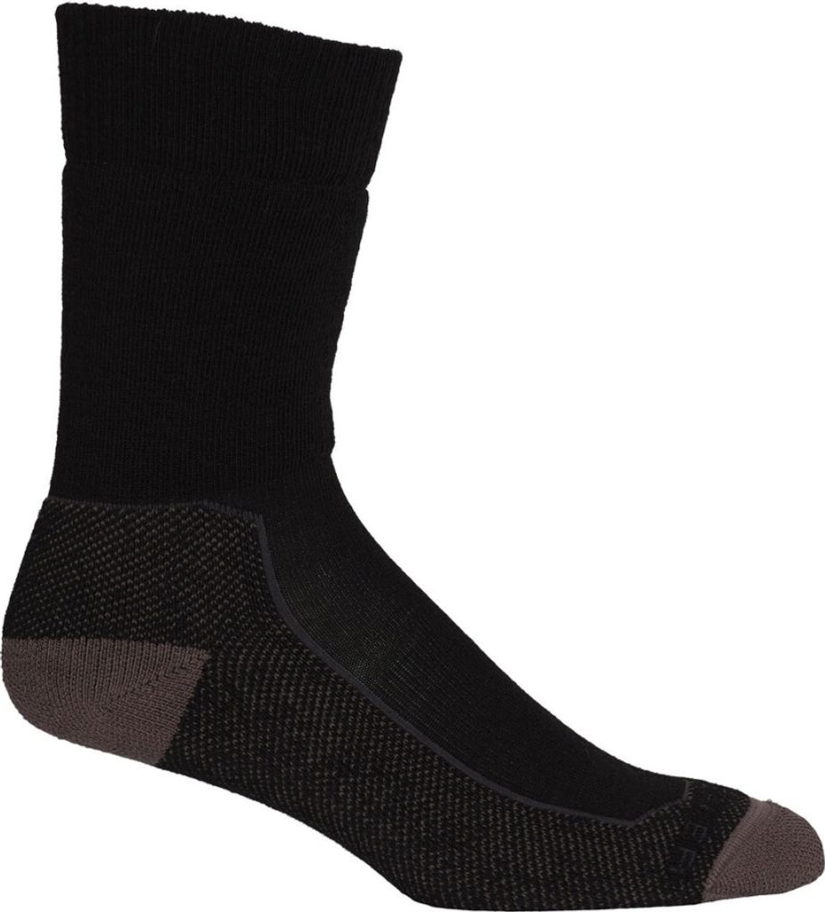 ICEBREAKER M Anatomica Hike Medium Crew BLACK/MINK/MONSOON 48-50