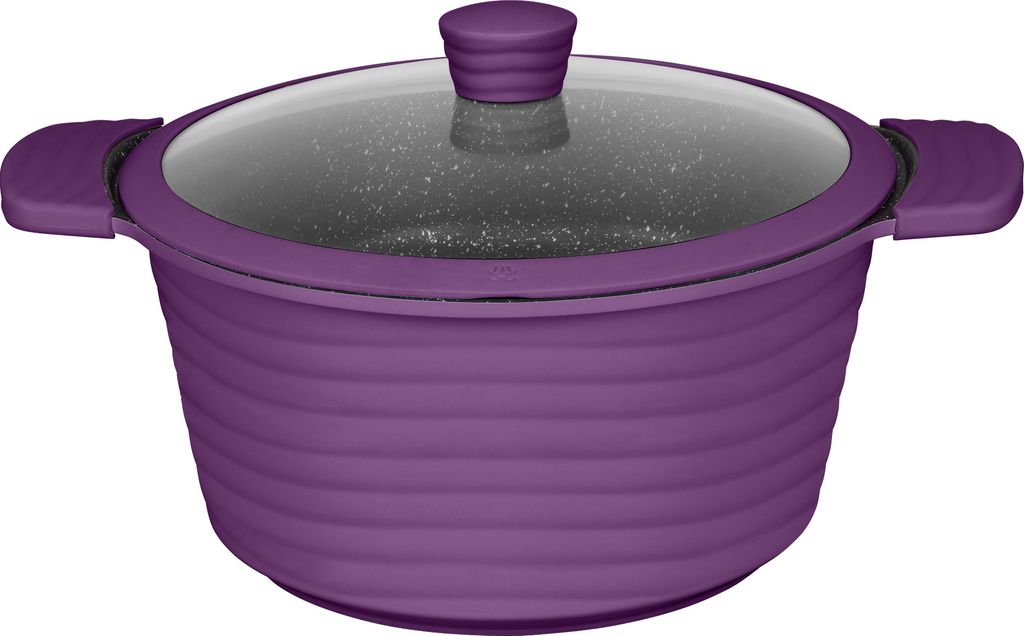 Ø28cm Kochtopf ca.12.5cm hoch KING® NEW-WAVE Aluguss mit Produktbild 