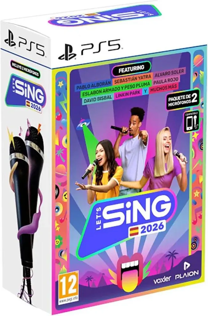 Let's Sing 2026 PlayStation 5 avec Micros au Design Transparent Inox