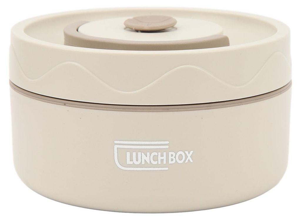 Thermo-Kochtopf, 440 ml, 304 Edelstahl, doppelschichtig, tragbar, runde Form, Lunchbehälter