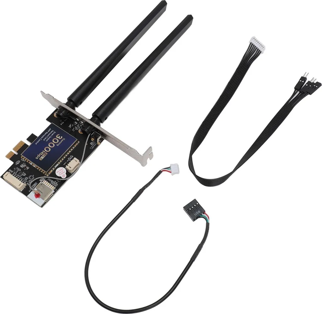 Carte Réseau PCIe AX3000 WiFi 6 BT 5.2 - Double Bande 2.4/5.8GHz PC