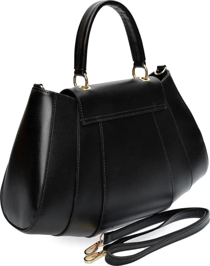 Isabella Rhea IR 3151 NERO : Sac Porté Épaule en Cuir Noir Véritable - 2