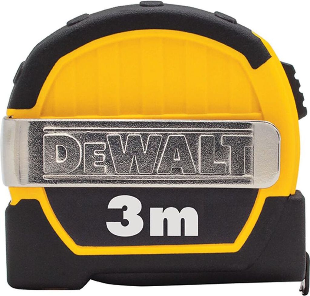 DeWalt Präzisions-Bandmaß 3m x 13mm, robust mit Gürtelclip Produktbild 