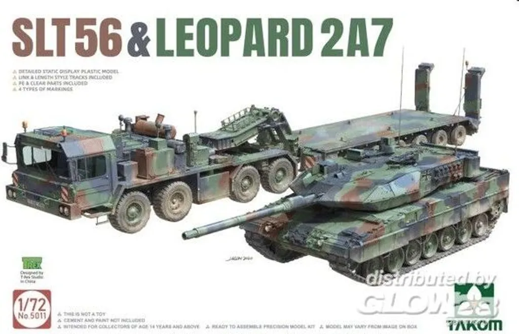 Kit Maquette Militaire avec Photodécoupe Takom SLT56 Leopard 1:72