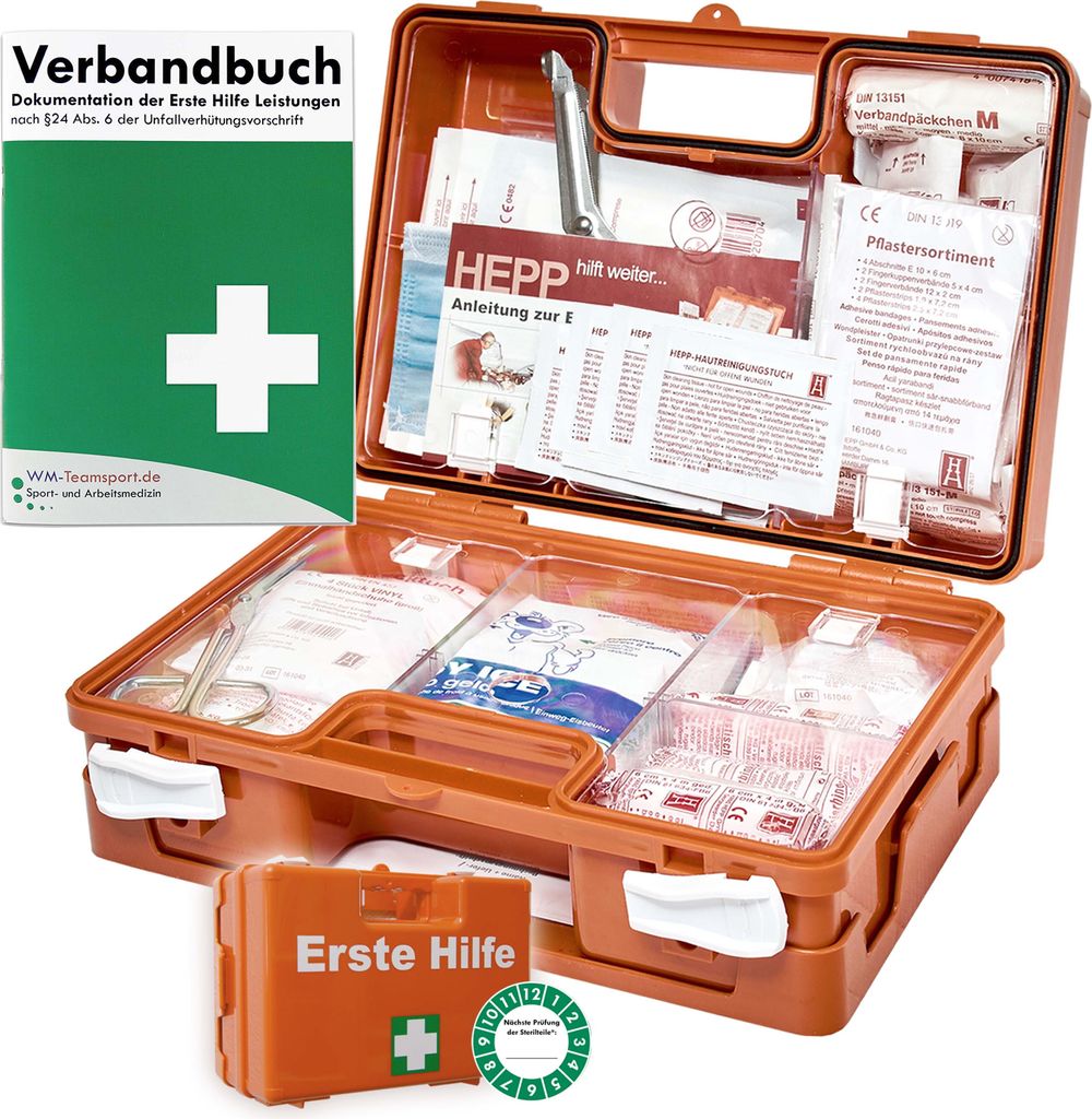 Erste Hilfe Kasten mit aktueller DIN/EN 13157 für BÜRO & Produktbild 