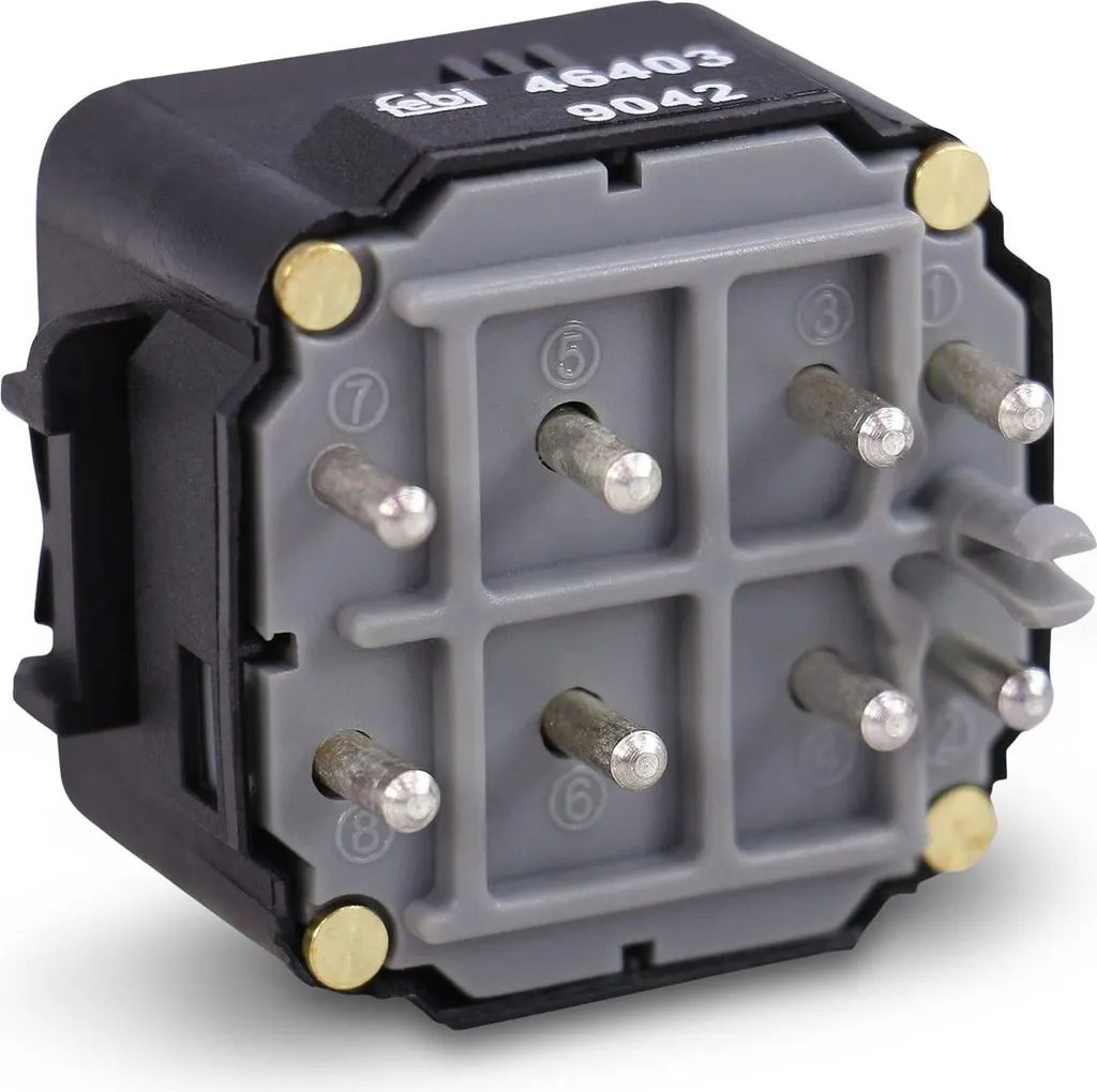Bouton de commande rétroviseur extérieur FEBI 46403 électrique noir