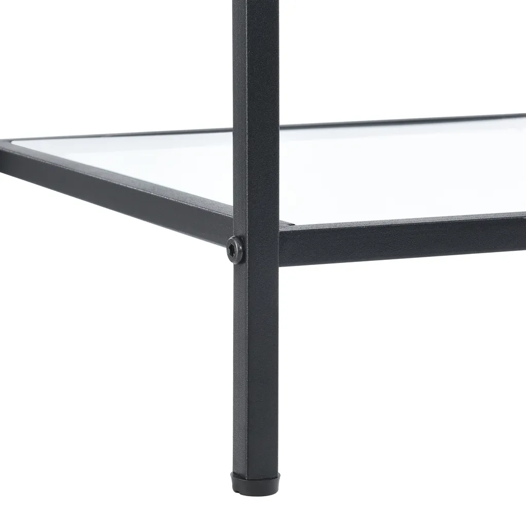 Table d'appoint stable Norrtälje en verre pour salon encombré