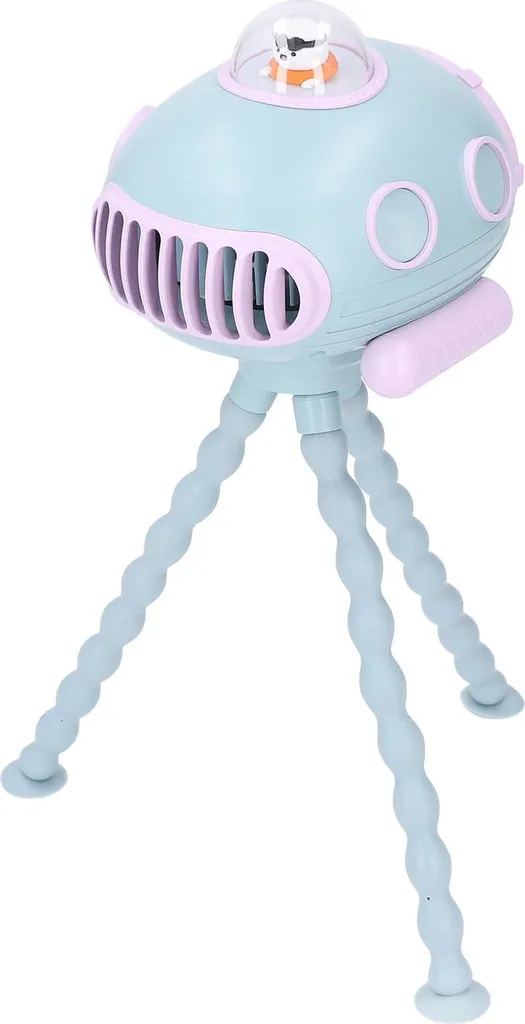 Ventilateur poussette sans pales portable USB vert à trépied flexible