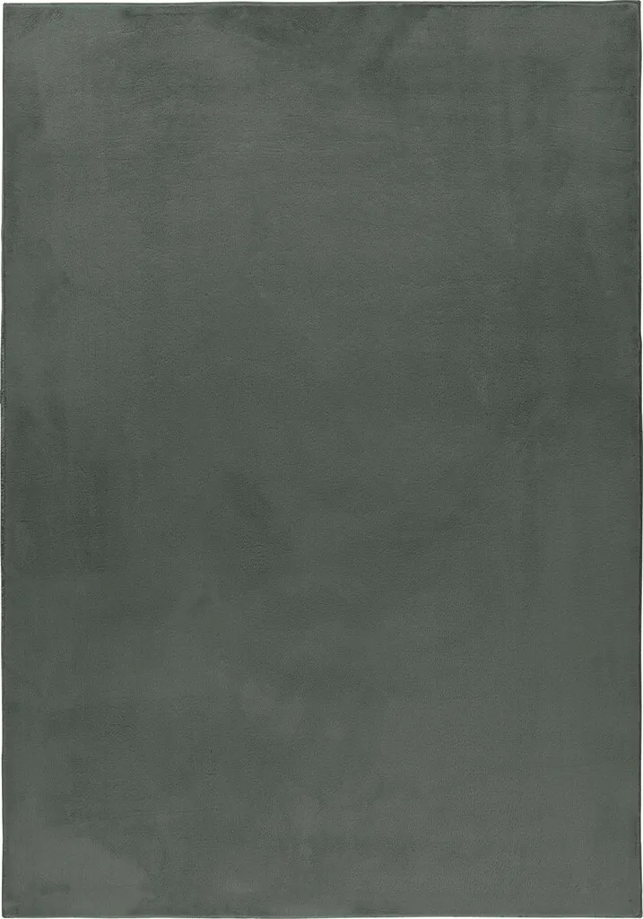 Tapis Chambre et Salon Vert 200x290 cm Doux pour Pieds Nus Shaggy Uni