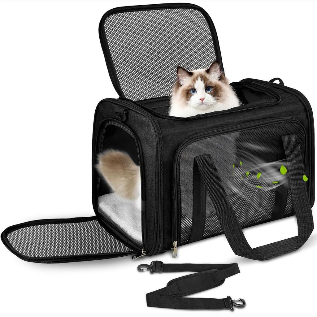 Pecute transportbox voor katten, inklapbare Productafbeelding 
